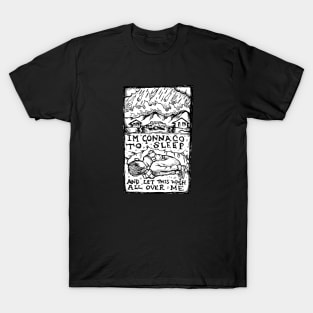 Go to Sleep Illustrated Lyrics T-Shirt